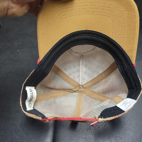 Shiner Bock Magellan Camouflage Adjustable Snapback Trucker Rope Hat Retro mesh - Picture 3 of 7